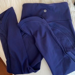 Lululemon Navy cropped legging